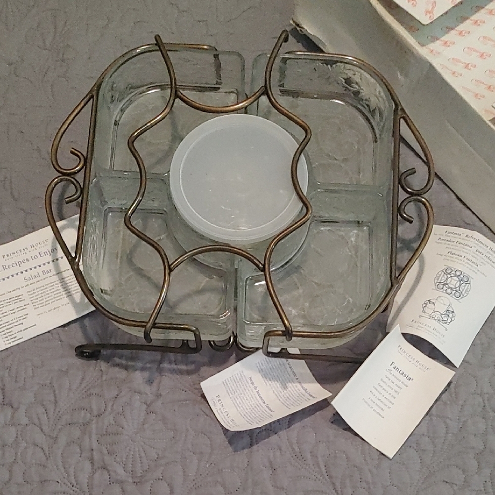 Princess House Fantasia Metal Holder